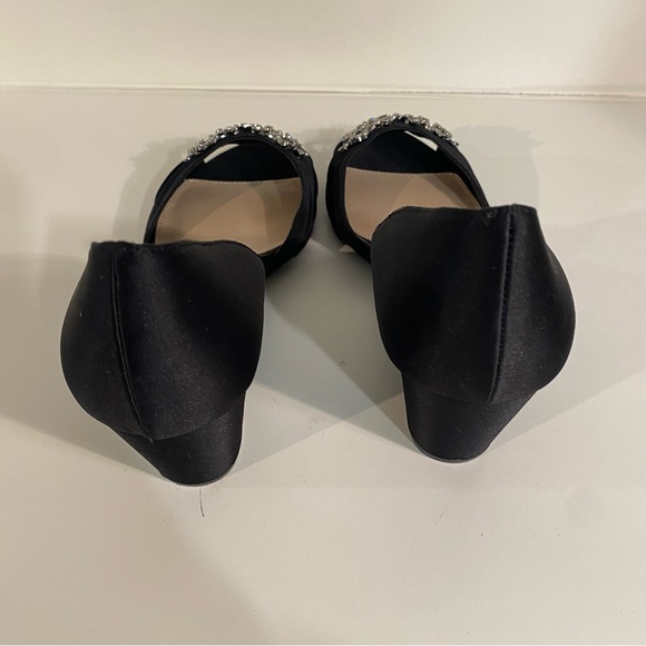 Nina New York Black Emiko Ornamented Wedge           Size 10M - Picture 6 of 8